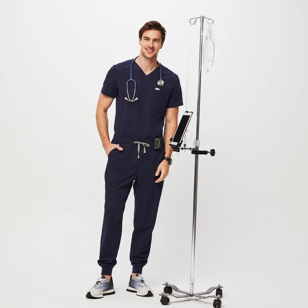 FIGS - Navy Top and Bottom Jogger Pants